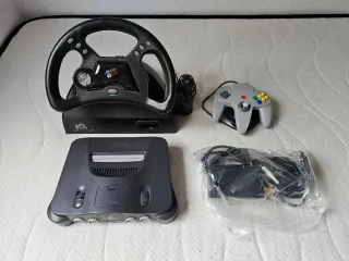 Consola Nintendo 64 PAL con mando y cables