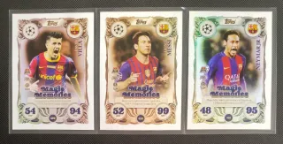 Magie Memories ×3 FC. Barcelona Topps Match Attax