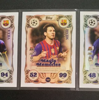 Magie Memories ×3 FC. Barcelona Topps Match Attax