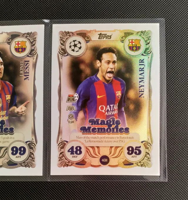 Magie Memories ×3 FC. Barcelona Topps Match Attax