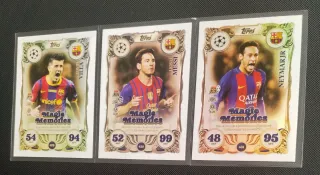 Magie Memories ×3 FC. Barcelona Topps Match Attax