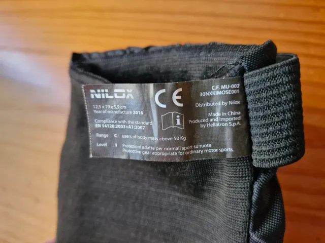 Rodilleras, coderas y muñequeras Nilox