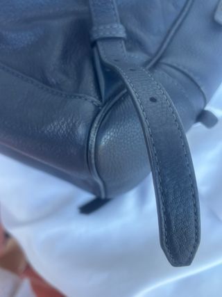 Mochila Michael Kors Azul y Dorada