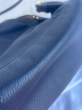 Mochila Michael Kors Azul y Dorada