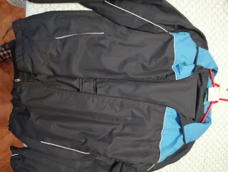 Chándal hombre negro y azul Talla L