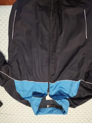 Chándal hombre negro y azul Talla L