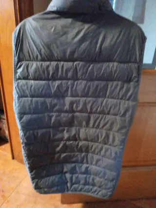Chaleco acolchado gris talla S