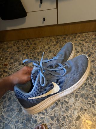 Zapatillas Nike Azules y Blancas unisex 