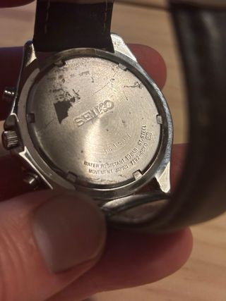 Reloj Seiko Chronograph 100M para piezas?