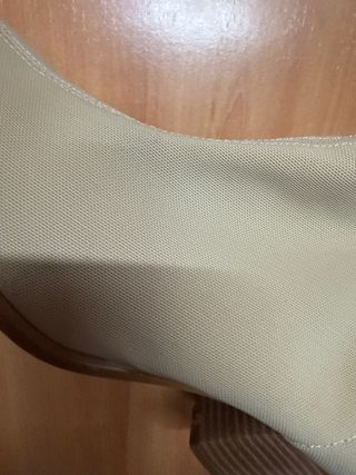 Botines beige Lycra verano. Made in Spain