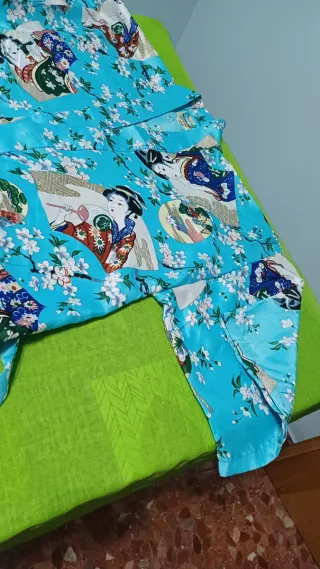 Disfraz kimono oriental mujer talla única