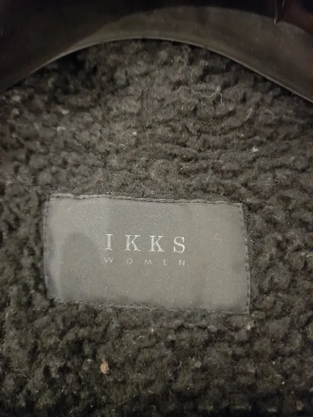 Parka IKKS 2en1 negro con capucha