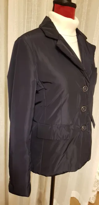 Blazer acolchada Purificación García azul