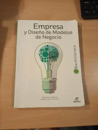 Empresa y Diseño de Modelos de Negocio 2º Bachi...