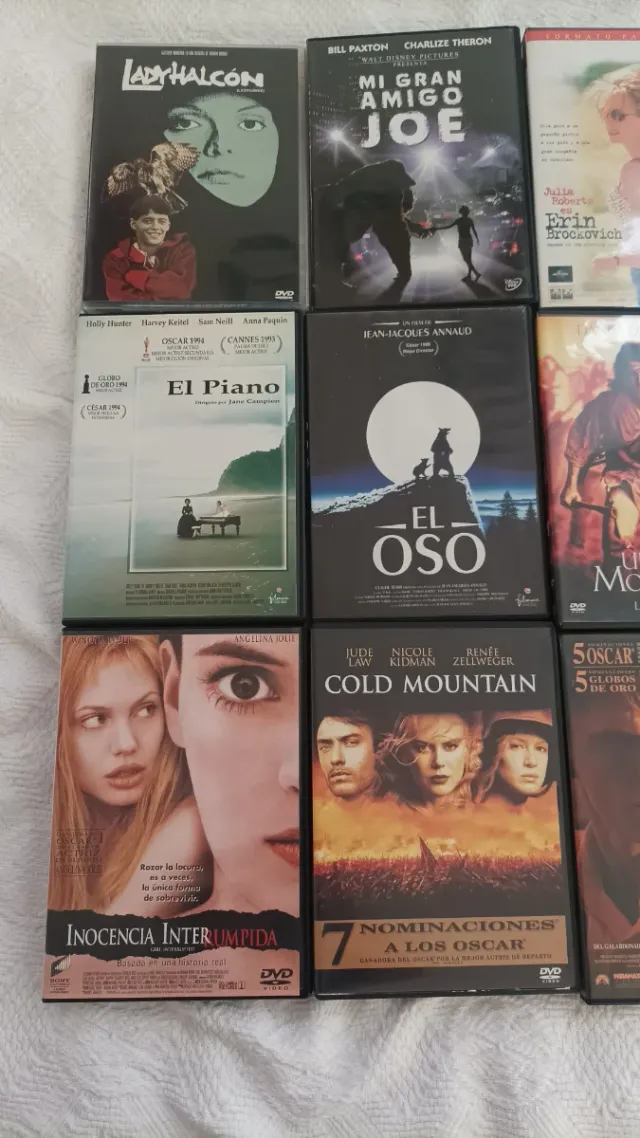 LOTE 13 TITULOS EN DVD .YA HAY RESERVADAS.