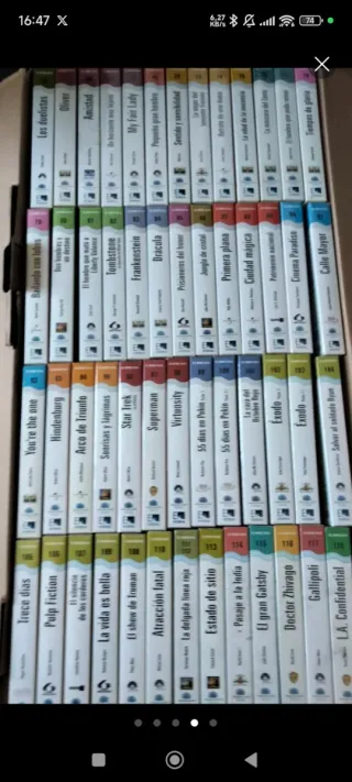 Colección 100 Películas VHS Clásicas Historia