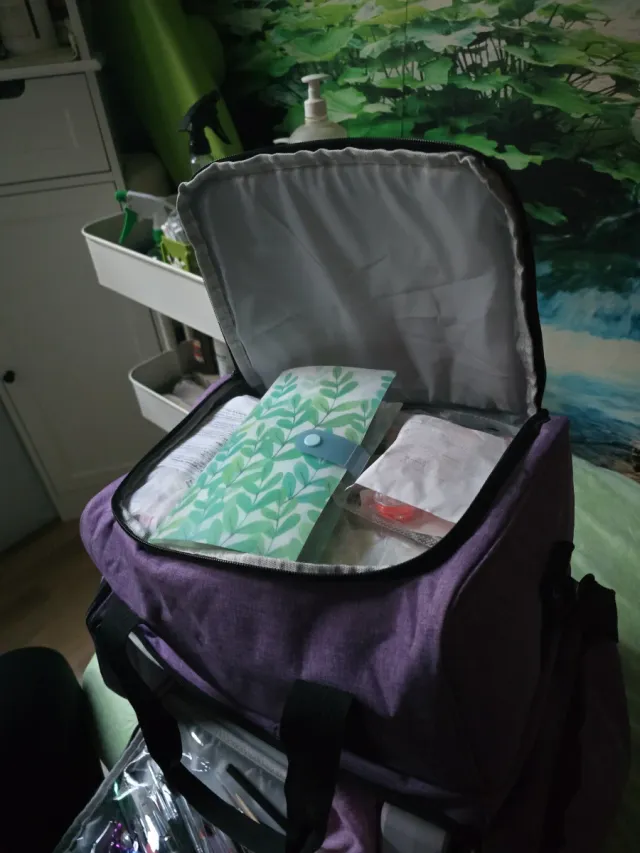 Bolsa organizadora para uñas