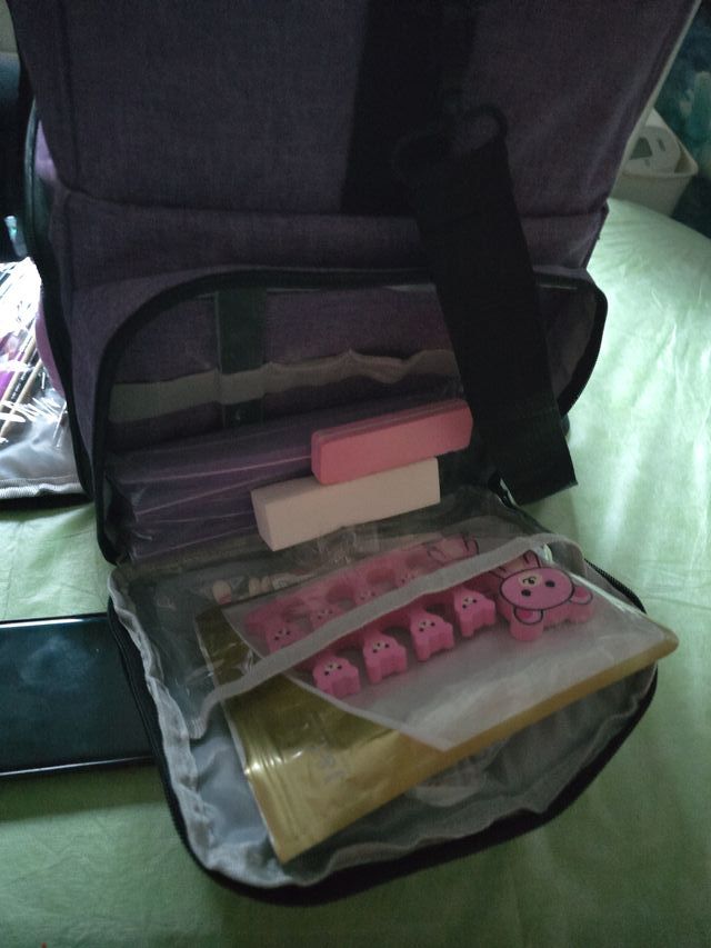 Bolsa organizadora para uñas
