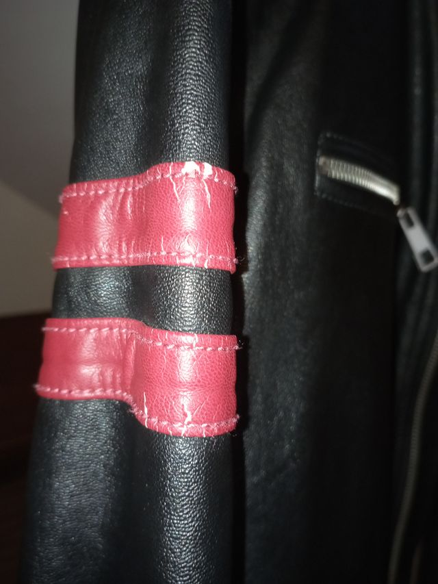 Chaqueta Cuero Sintético Zara Hombre Talla M