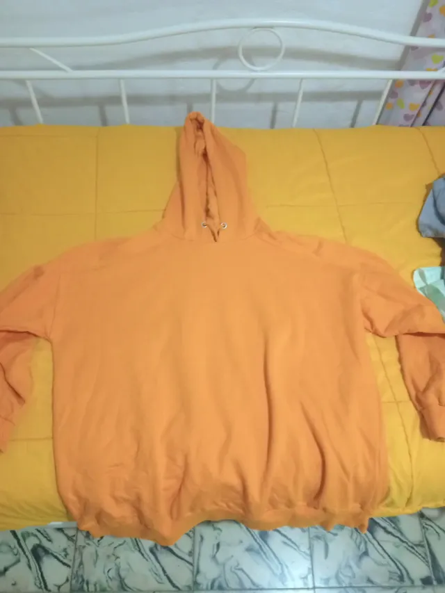 Sudadera básica naranja