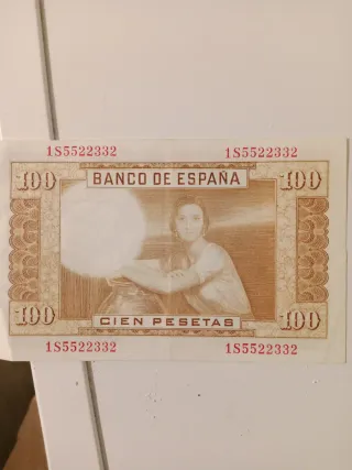 2 Billetes Pesetas España 1937 y 1953