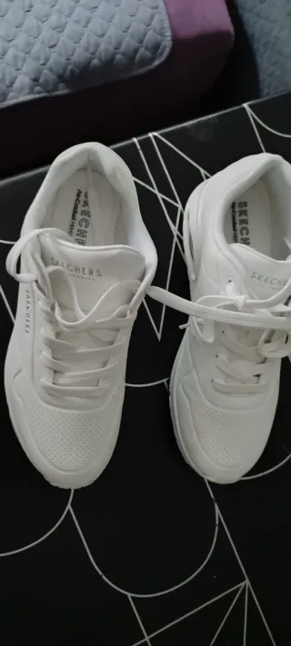 Zapatillas Skechers Blancas Mujer Talla 39