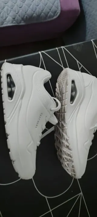 Zapatillas Skechers Blancas Mujer Talla 39