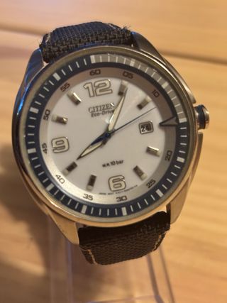 Reloj Citizen Eco-Drive Esfera Blanca