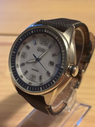 Reloj Citizen Eco-Drive Esfera Blanca