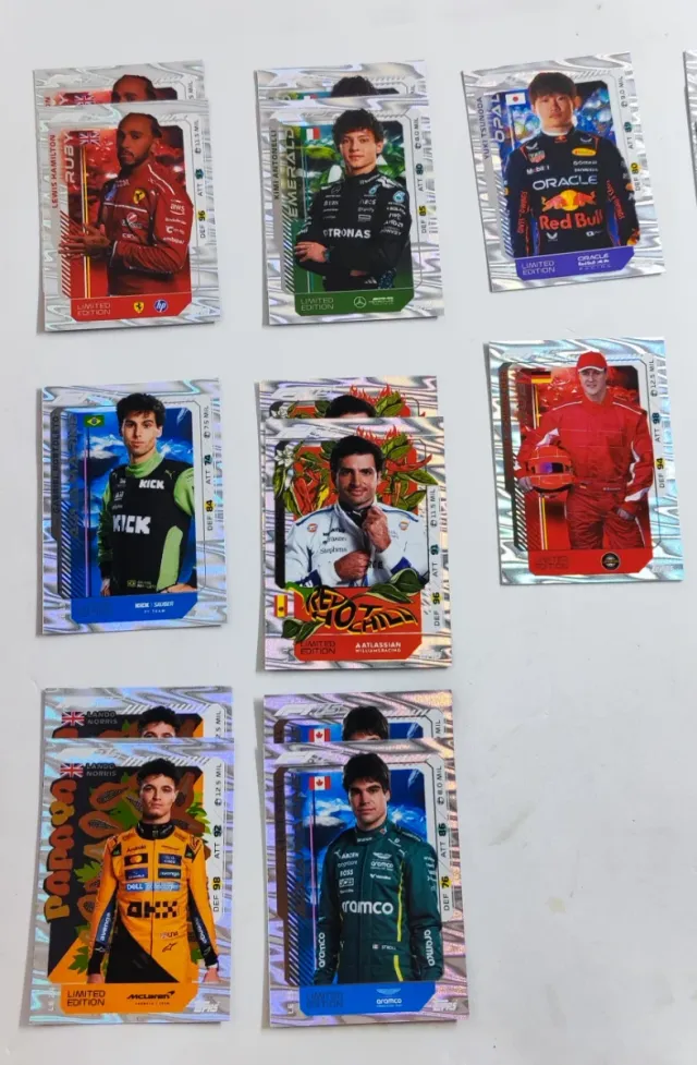 27 Cartas Topps Turbo Attax 2025 Limited Edition