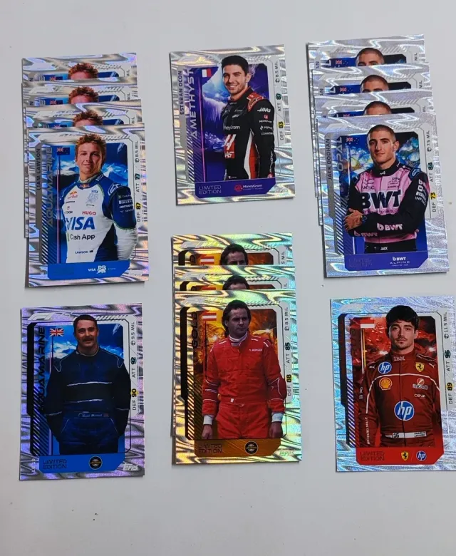 27 Cartas Topps Turbo Attax 2025 Limited Edition