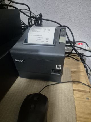 TPV HP Táctil Caja Registradora Completa con todo.
