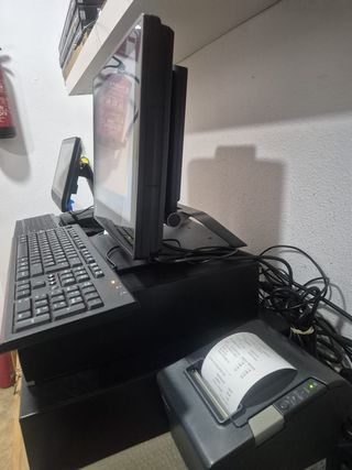 TPV HP Táctil Caja Registradora Completa con todo.