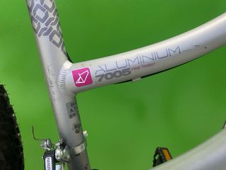 Bicicleta Montaña Gris y Rosa