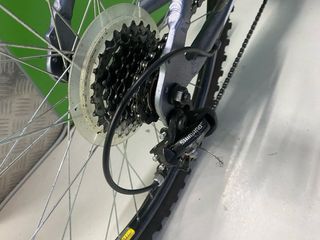 Bicicleta Montaña Gris y Rosa