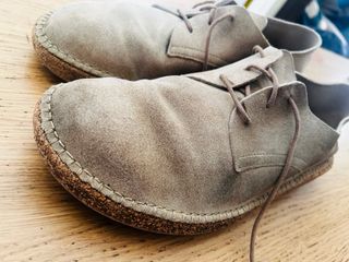 Scarpe Birkenstock scamosciate beige