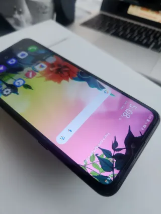 Telefono cellulare LG K50S + custodia protettiva antiurto 