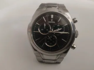 Reloj Festina Hombre Negro Acero