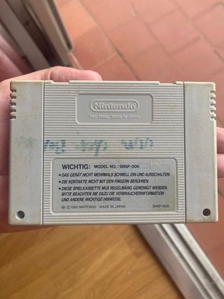 Sunset Riders Super Nintendo PAL