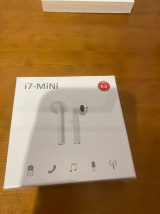 Auriculares i7-Mini Bluetooth 5.0 Blancos