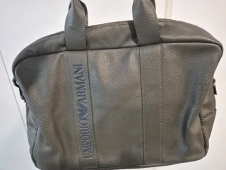 Bolso Emporio Armani Gris Piel