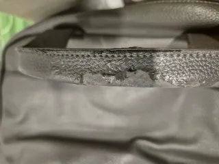 Bolso Emporio Armani Gris Piel