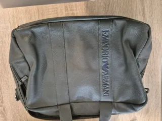 Bolso Emporio Armani Gris Piel