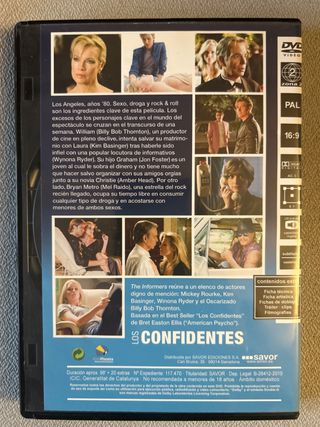 DVD I confidenti (Gli informatori)