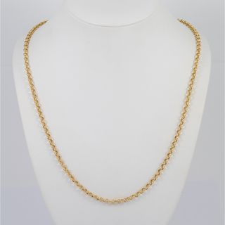 Cadena rolo oro 18k 750 60cm