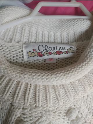Jersey largo mujer Clarine talla M