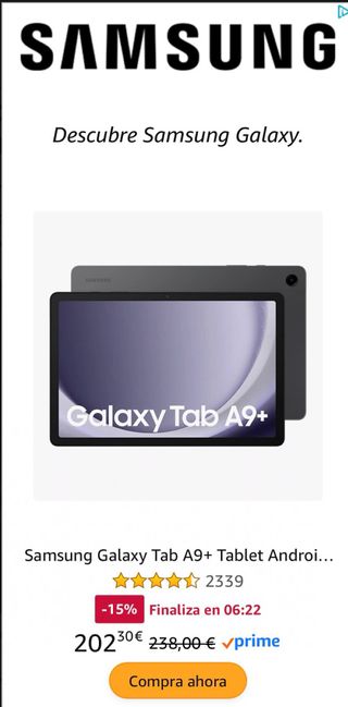 Samsung Galaxy Tab A9+ Nueva Precintada