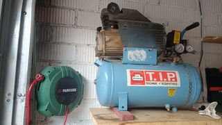 Compresor T.I.P. con manguera Parkside