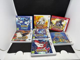 Pack 7 Juegos Nintendo 3DS Pokémon(Cajas)