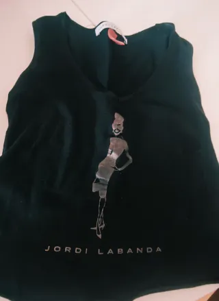 Camiseta Jordi Labanda Negra Talla XS
